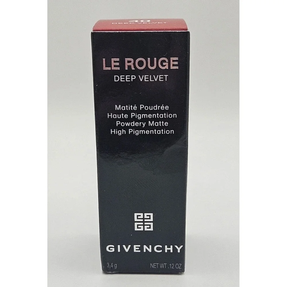 Givenchy Le Rouge Deep Velvet Lipstick - Shade 40 / 3.4g, 0.12 oz NIB